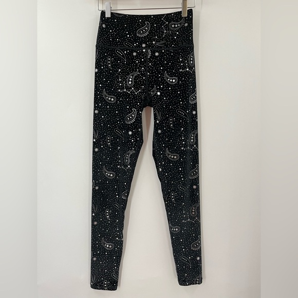 Beach Riot S Velvet Piper Shooting Stars Legging 0170 velour galaxy full length - Picture 3 of 11